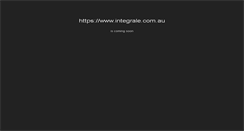 Desktop Screenshot of integrale.com.au